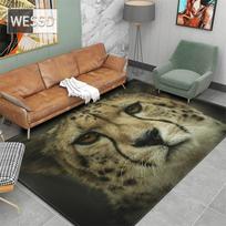 Madingas leopardo rašto kilimas ant grindų 3D gyvūnų spausdintas didelis kilimas svetainė, minkšta kempinė, vonios kambario kilimėlis, sugeriantis, neslystantis 40x60cm 1pcs