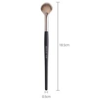 1vnt birios pudros šepetėlis makiažo šepetėlis Black Handle skaistalų šepetėlis Highlighter Brush Veido pudros šepetėlis Beauty Makeup Tools LM