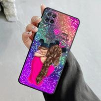 Telefono dėklas, skirtas Samsung Galaxy A70 A70s A50 A30s A04s A20s A20e A02 A02s A03 A42 M52 M31 M04 Viršelis Moteris Kūdikis Mama Mergaitė Samsung M31 black
