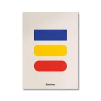 Bauhaus paroda Unikalūs geometriniai plakatai Minimalistiniai meno drobės spaudiniai Abstraktūs paveikslai Svetainės freskos namų dekoravimas 21*30cm