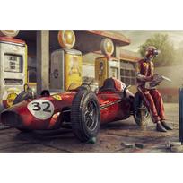 Graffiti lenktyninio automobilio vairuotojas Drobės paveikslai Sienų meno plakatai Abstraktūs gyvenamojo kambario menas paveikslai dekoras 21x30 No Frame