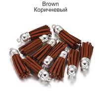 20 vnt. / siunta 38 mm kutai senoviniai odiniai kutai kutais puošti galiūnais Makrame pakabukas  pasidaryk pats  papuošalų gamybos reikmenys Priedai brown