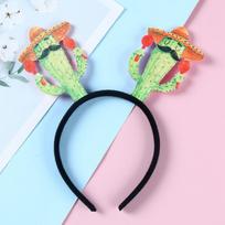 1 vnt Havajų vakarėlio galvos apdangalai Bopper atogrąžų galvos juostos, skirtos Havajų flamingo tematikos gimtadienio vakarėliui dekoruoti Vasaros paplūdimio vakarėlio nuotraukų stendo reikmenis