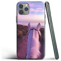 Horse Animal silikoninis dėklas, skirtas Apple iPhone 12 Mini 11 Pro SE XS X XR Max 8 7 6S 6 Plus 5S for Iphone 11 aero mėlyna spalva