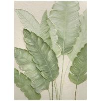 Abstraktus žalias lapas drobės sienos menas Drobė Modernus plunksnos plakatas Namų dekoracija Spaudiniai 21cm×30cm NoFrame