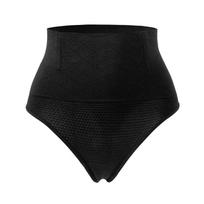Tummy Control Moteriški dirželiai aukštu juosmeniu Body Shaper Butt Lifter Shapewear Apatiniai drabužiai L juoda