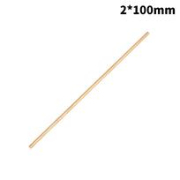 Apvalaus strypo skersmuo 2/3/4/5 mm, skirtas „pasidaryk pats“ peilio rankenai arba priedams 100–150 mm ilgio vario strypas be švino