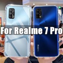 Skaidrus telefono dėklas Realme 7 Pro, TPU skaidrus dėklas Realme 7Pro 6.4  RMX2170, atsparus smūgiams, apsaugantis nuo įbrėžimų For Realme 7 Pro gryna