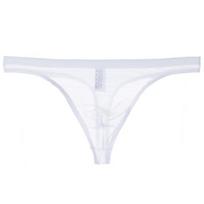 Vyriškos apatinės kelnės Prašmatnios Slim Fit Elastinės Vyriškos apatinės kelnės Pornografinės Vyriškos apatinės kelnės Vyriškos stringės Vyriški drabužiai M balta