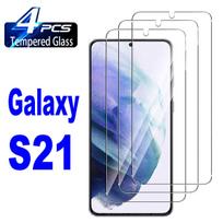 4Pcs Tempered Glass For Samsung Galaxy S21 5G Screen Protector Glass Film For Samsung A12 gryna