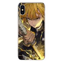 Demon Slayer Agatsuma Zenitsu DangtelisTelefono dėklas Apple iPhone 11 12 13 Pro XR X XS Max 7 8 6 6S Plus + Mini 5S SE Spausdintas korpusas iPhone 11