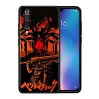 Berserk Guts Anime Karikatūros Telefono dėklas, skirtas Xiaomi Mi A2 8 9 SE 9T 10 10T 10S CC9 E Note 10 Lite Pro 5G, minkštas juodas dangtelis Xiaomi Mi A2 Lite