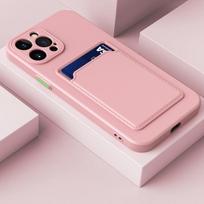 Xiaomi Redmi Note 13s 13 12 11s 11 Pro Pro+ Poco X6 Pro 12C 13C With Wallet Clip Card Holder Shockproof Soft Silicone Phone Case Cover Redmi Note 10 10s 4G rožinė