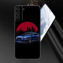 Sportinio automobilio JDM Drift telefono dėklas Samsung Galaxy S20 S21 FE S22 Ultra S10 Lite S10E S9 S8 Plus S7 Edge minkštas TPU juodas dangtelis Samsung S22 Ultra