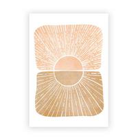 Boho Plakatai Neutralus Smėlio Spalvos Pilka Akvarelė Abstrakčios Sienos Meno Spaudiniai Pastelinis Drobės Tapyba Svetainei Namų Dekoras 21X30cm No Frame beige