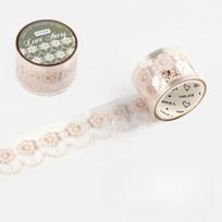 „Washi Tape“ nėrinių raštas Lipnios juostos lipdukas Dekoratyvinė maskavimo juosta „pasidaryk pats“ amatų dekoratyvinė juosta, skirta „Scrapbooking“ dekoravimui A