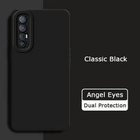 Prabangus kvadratinis skysto silikono galinis dangtelis, skirtas OPPO Reno3 3Pro Reno 3 Youth Reno3Pro 5G, minkštas, 360° apsaugantis nuo smūgių, su Angel Eyes telefono dėklas OPPO Reno 3 5G