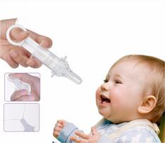 Kūdikių plastikinis skysto maisto/vaistų lašintuvas, kūdikių maisto lašintuvas, žindukas, adatos tipo maitintuvas
