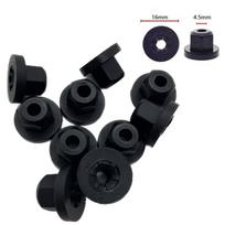 Plastikinis veržlė 20 vnt./rinkinys 4,5 mm skylė Juodas Nailonas E36 E39
