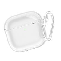 Skaidrus TPU apsauginis dėklas, skirtas „AirPods 4“ ausinėms, smūgius sugeriantis plonas dangtelis, apsauginis TPU skaidrus dėklas, tinkamas