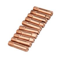 MIG/MAG Nozzles M6 10Pcs 0.8/1.0/1.2mm MB-15AK Torch Tips Gas Kits Sale 1.0mm