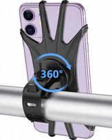 Bike Phone Holder Bicycle Mobile Cellphone Holder Motorcycle Suporte Celular For iPhone Samsung Xiaomi Gsm Houder Fiets juoda
