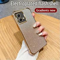 Skirta Motorola Moto G84 5G G54 G82 G52 G30 G20 G10 Blizgučiai padengtas silikoninis minkštas dėklas G 84 54 keturių kampų apsaugantis nuo smūgio dangtelis For Moto G84 5G