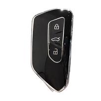 3 mygtukų automobilio raktų dėklas, skirtas VW Volkswagen/Golf 8 MK8 ID.3 ID.4 /Cupra/Skoda/Octavia A8/SEAT juoda