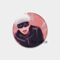 32/44/58mm Anime Jujutsu Kaisen Rankų darbo ženkliukas Gojo Satoru Apvalūs atlapų segtukai Kuprinės apykaklės sagė Mados papuošalai Aksesuarai Dovanos 32mm
