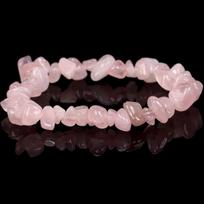 Ametisto elastinė natūralaus žvyro apyrankė (5-8 mm) - Tamprus ir stilingas 100% Natural