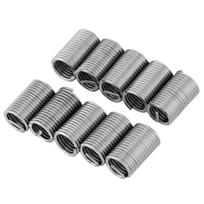 10 vnt. 304 nerūdijančio plieno vielos sriegio įvorės įdėklų sriegio taisymo rinkinys M8x1.25x3D