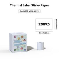 Thermal Sticker paper Thermal paper Label Maker Paper Label for Small Business Multi-Purpose for M110 M221 M200 M220 Printer