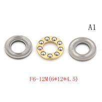 F6-12M F8-16M F10-18M Miniatiūriniai Min Ašiniai Plokštuminiai Traukos Rutuliniai Stulpeliniai Guoliai 6*12*4.5mm