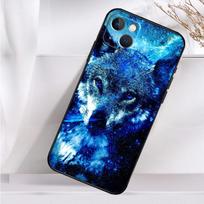 Gyvūnas Vilkas Galaktikos Telefono Dėklas iPhone 14 13 12 11 16 15 Pro Max Plus Mini 7 8 X XR XS Max Minkštas Viršelis iPhone 16Pro MAX