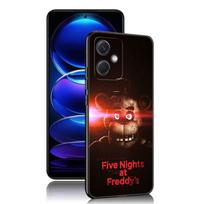 Five-Nights-At-Freddys Juodas silikoninis telefono dėklas Xiaomi Redmi Note 10 11 11S 12 13 4G 8 9 11T Pro 5G Plus 8T 9S 10S 12S Redmi Note 10 4G