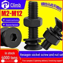 10.9 Grade Countersunk Hex Socket Screw & Nut Set (Flat Head, M3-M8) M2*5