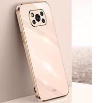 Prabangus kvadratinis dengimas Xiaomi Poco X3 dėklas Xiaomi Poco X3 Pro X3 NFC telefono dėklas Smūgiams atsparus silikoninis galinis dangtelis Fundas For Poco X3&Case & Strap