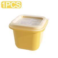 6/1 vnt. Mini ledo kubelių gaminimo aparatas Kvadratinė ledo ritulio forma Želė pudingui Jogurto ledo kubelių forma Daugkartinio naudojimo šaldymo prietaisas viskiui gerti Yellow 1PCS beige
