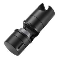 Chromuotas ABS Dušo Bėgelio Slenkantis Laikiklis Reguliuojamas Laikiklis 18 mm ir 25 mm Strypams juoda