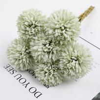 6 Artificial Dandelion And Chrysanthemum Ball Bouquets - perfect for home, Office, Coffee shop, Garden party, Wedding decoration