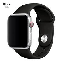 Silikoninis sportinis dirželis Apple Watch apyrankei 49mm 46mm 44mm 41mm 45mm 42mm Pride Edition apyrankė Correa iWatch Series 10 9 8 Ultra2 dirželis 40mm 38mm 42 44 45 49 S10-46mm&M-L black
