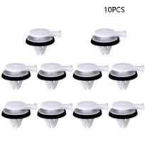 10 × Priekinio stiklo A statramsčio apdailos spaustukai LR053837 Land Rover Discovery 3 4 white