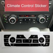 1 x Climate Control Button Stickers Set PVC For BMW E90 E91 E92 330I 2006-2011