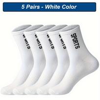 Vyriškos sportinės/kasdienės kojinės - 1/5/10 porų, kvėpuojantis audinys, EUR 38-45 1pairs balta