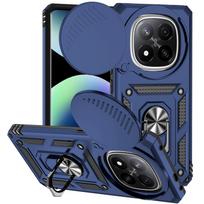 For Xiaomi Redmi Note 14 Pro Plus 5G Case Magnetic Ring Stand Holder Armor Cover For Redmi Note 14 Pro+ Camera Protect Funda Redmi Note14 ProPlus mėlyna