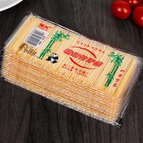 Nešiojami vienkartiniai bambukiniai dantų krapštukai - Dvišaliai, individualiai supakuoti buitiniam naudojimui 100 pieces