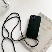 Karoliai Dirželis Laidas Virvelė Skysto Silikono Dėklas Skirtas Samsung Galaxy A06 A16 Reguliuojama Įstrižinė Grandinėlė Galinis Dangtelis Fundas For Galaxy A16&Case & Strap