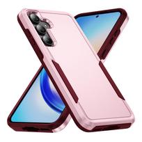 Dėklas Samsung Galaxy A56 A36 A26 A16 A06 A55 A15 A35 5G A54 A14 A24 A53 A05S itin tvirtas apsauginis smūgiams atsparus dangtelis Galaxy A14 rožinė