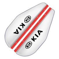 2 vnt. Automobilio galinio vaizdo šoninio veidrodėlio lietaus apsauga Antakių apsauga Saulės skydelio lipdukas KIA Sportage Rio 3 4 Ceed JD Picanto Soul Stonic Niro K5 KIA balta
