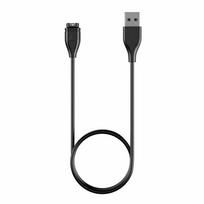 100cm USB laikrodžio įkroviklis, skirtas Garmin Instinct/Venu 2/Vivoactive 3/Fenix 8 7/Forerunner 55/Quatix 6/D2 Air/Vivomove 3 įkrovimo laidas USB juoda
